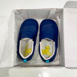 Ten Little Slip-On Sneakers Size 9 Navy Blue Toddler Shoe